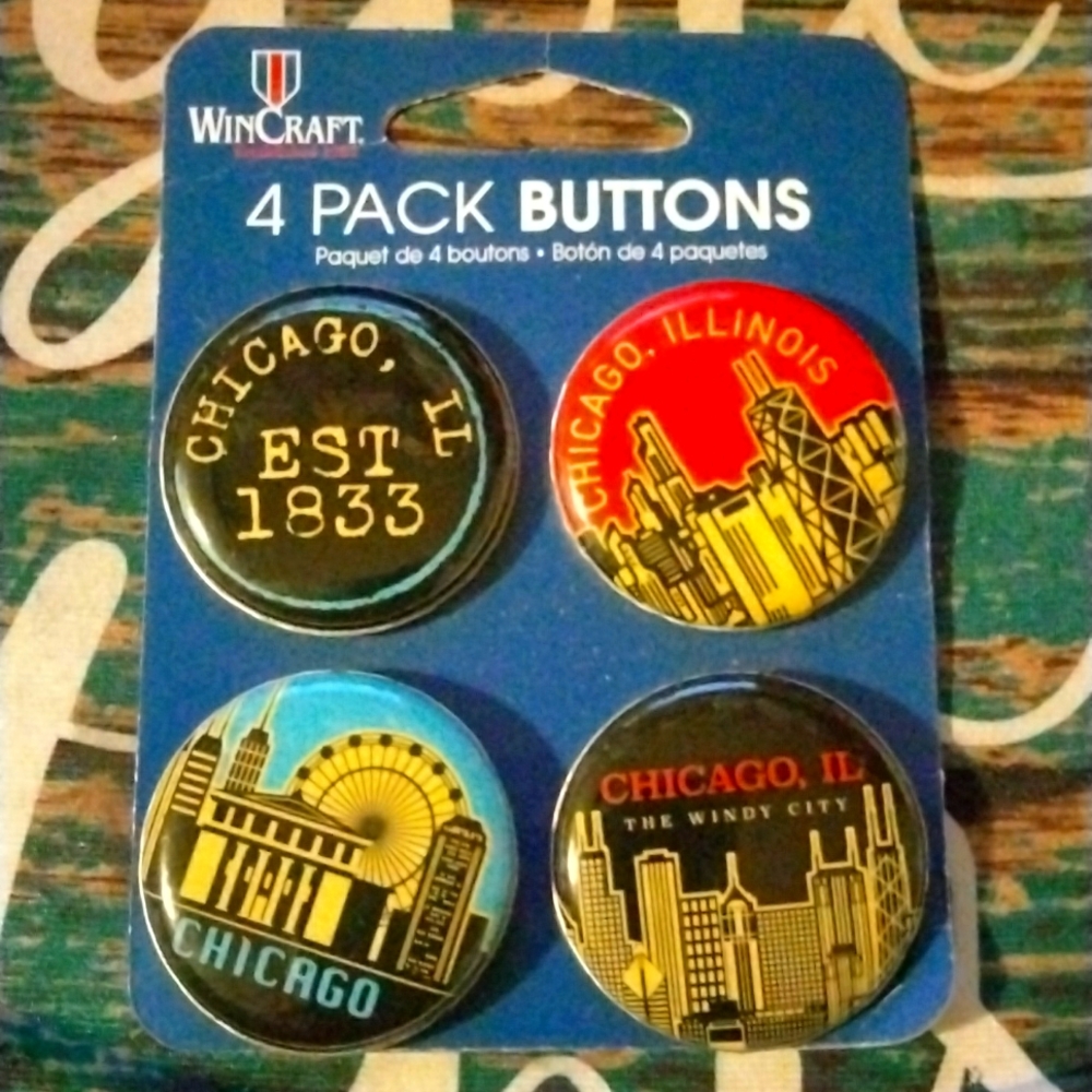 Wincraft 4 pack buttons Chicago, IL